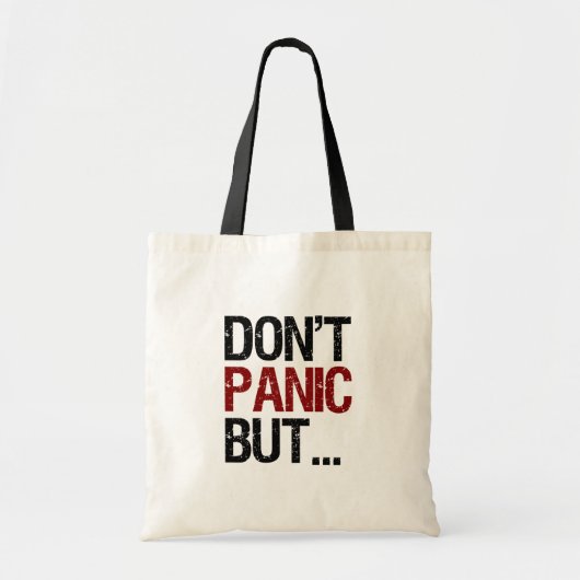 Tote Bag Ne paniquez pas (Devant)