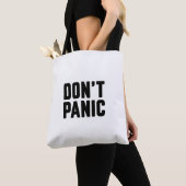 Tote Bag Ne paniquez pas (De près)