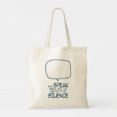 Tote Bag Ne Parle Pas (Dos)