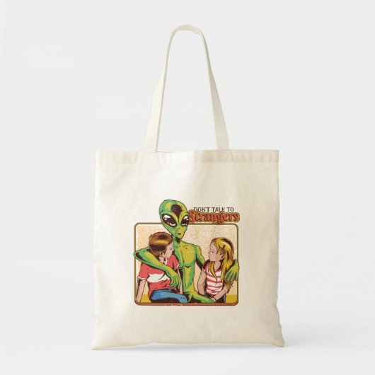 Tote Bag Ne Parlez Pas À Des Étrangers (Devant)