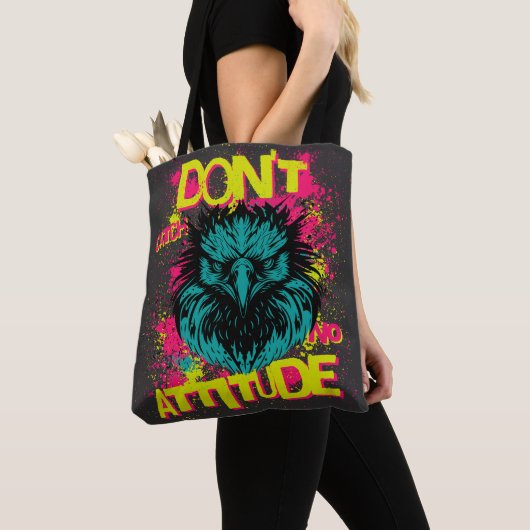 Tote Bag Ne pas attraper aucune attitude - Sarcastique (De près)