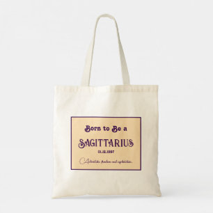 Tote Bag Né pour être un Sagittaire