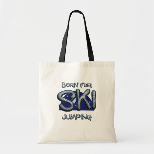 TOTE BAG NÉ POUR LE SAUT À SKI (Devant)