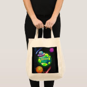 Tote Bag Né pour orbiter (Devant (produit))