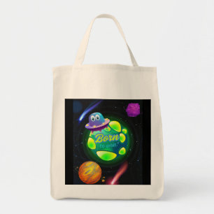 Tote Bag Né pour orbiter