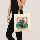 Tote Bag Né pour tondre gnome (Devant (produit))