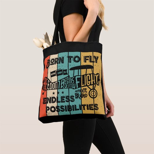Tote Bag Né pour voler
