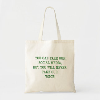 Tote Bag Ne prenez pas notre voix!
