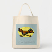 Tote Bag Ne savez-vous pas que dans une course tous les cou (Devant)