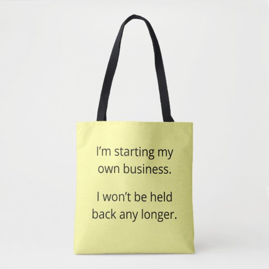 Tote Bag Ne sera pas retenu : Jaune clair (Devant)