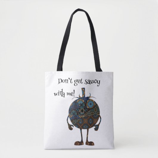 Tote Bag Ne sois pas souillée avec moi (Devant)