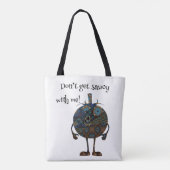 Tote Bag Ne sois pas souillée avec moi (Dos)
