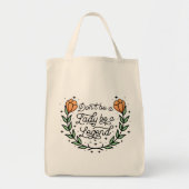 Tote Bag Ne sois pas une dame sois une légende Motivationne (Devant)