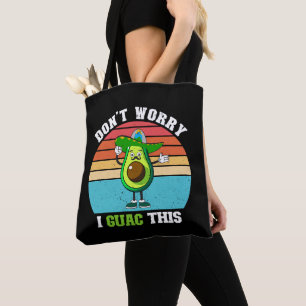 Tote Bag Ne vous inquiétez pas je guac cet avocat végétarie