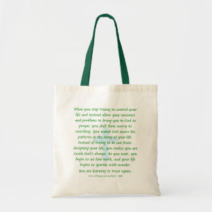 Tote Bag Ne vous inquiétez pas - priez et observez