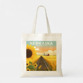 Tote Bag Nebraska vintage (Dos)