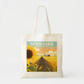 Tote Bag Nebraska vintage (Devant)