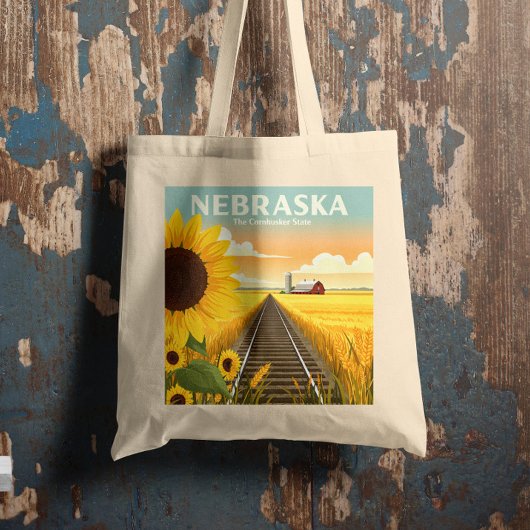 Tote Bag Nebraska vintage