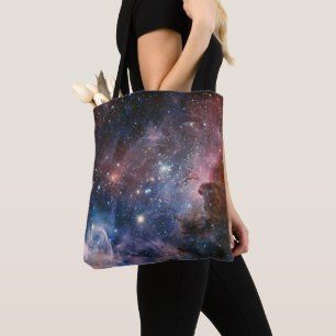 Tote Bag Nébuleuse de la Carène rouge et bleue Télescope Hu