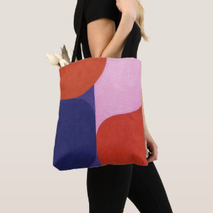 Tote Bag "Négociation couleur" Art Abstrait coloré