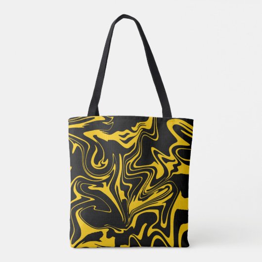 Tote Bag negro con amarillo (Dos)