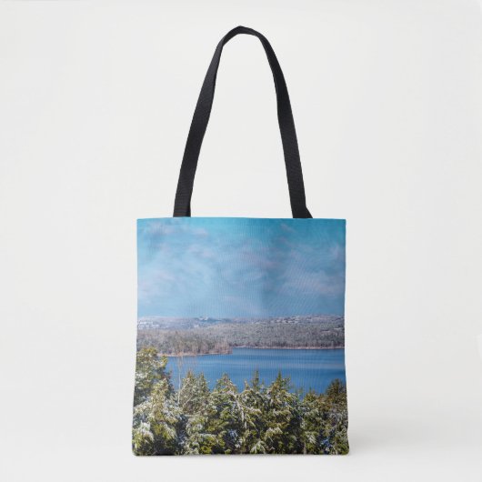 Tote Bag Neige À Table Rock Lake (Devant)