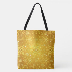 Tote Bag Neige dorée