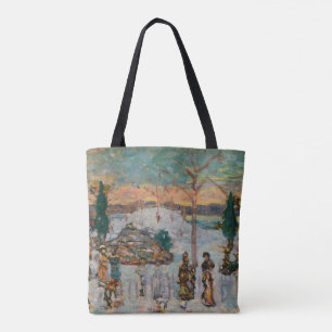 Tote Bag Neige en avril par Maurice Prendergast, Vintage Ar