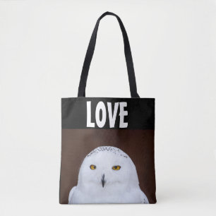 TOTE BAG NEIGE OWL LOVE FOURRE-TOUT PURSE