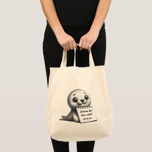 Tote Bag Neil the Seal (Devant (produit))