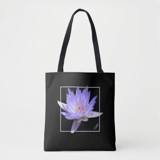 Tote Bag Nénuphar de lavande (Devant)