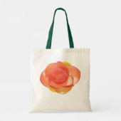 Tote Bag Nénuphar réaliste à pêche (Dos)
