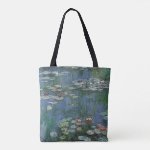 Tote Bag Nénuphars de Claude Monet, Fleurs Vintages
