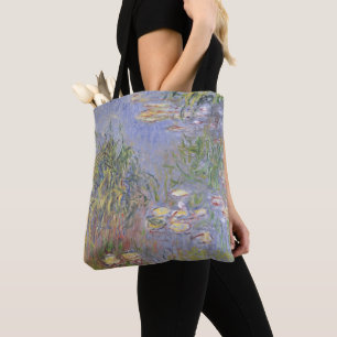 Tote Bag Nénuphars de Claude Monet , groupe d'herbe