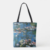 Tote Bag Nénuphars de Claude Monet, Impressionnisme Vintage (Dos)