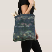Tote Bag Nénuphars de Claude Monet | : Réflexions vertes (De près)