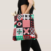 Tote Bag NÉO GEO. Conception graphique du motif de géométri (De près)