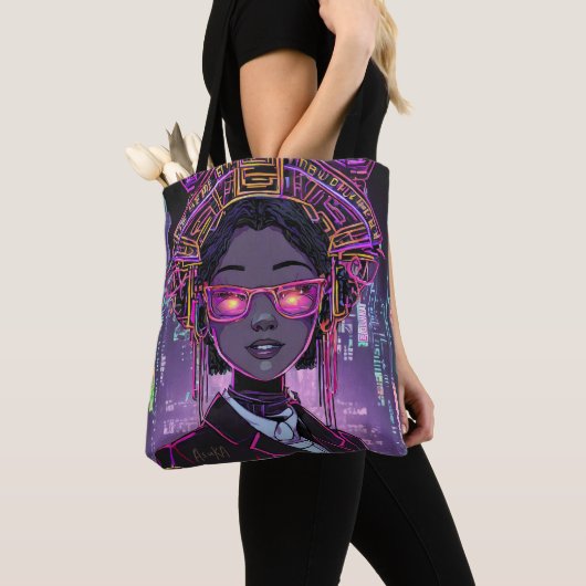 Tote Bag Neon Future ID1028 (De près)