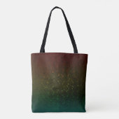Tote Bag neon gardient os pinceaux nucléaires brillants art (Dos)