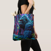 Tote Bag Neon Gorilla (De près)