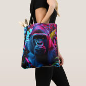 Tote Bag Neon Gorilla (De près)