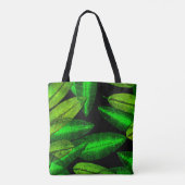 Tote Bag Neon Green Art Feuille. Acheter maintenant (Dos)