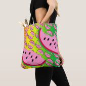 Tote Bag Neon Melon Joy (De près)
