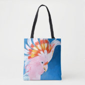 Tote Bag Neon Mohawk - Cockatoo rose (Devant)