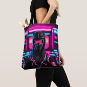 Tote Bag néon ninja (De près)