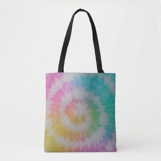 Tote Bag Neon Rainbow Tie Dye Coque-Mate coque iphone (Devant)