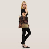 Tote Bag néon rétro avec nom/Sac fourre-tout de texte perso (Sur le modèle)