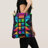 Tote Bag Neon Vibe Radiance 2 (De près)