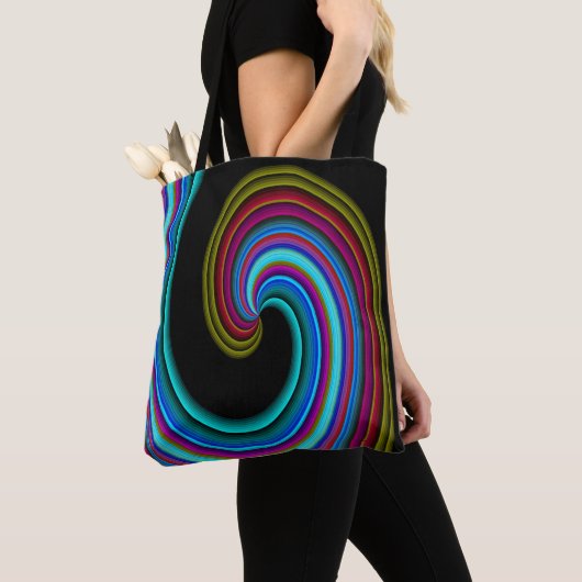 Tote Bag Neon Wave....... (De près)