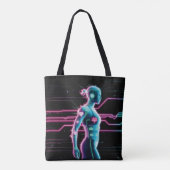 Tote Bag NeonPulse Cyborg Run Fourre-tout (Dos)
